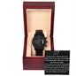 Men's Black Chronograph Watch