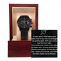 Men's Black Chronograph Watch
