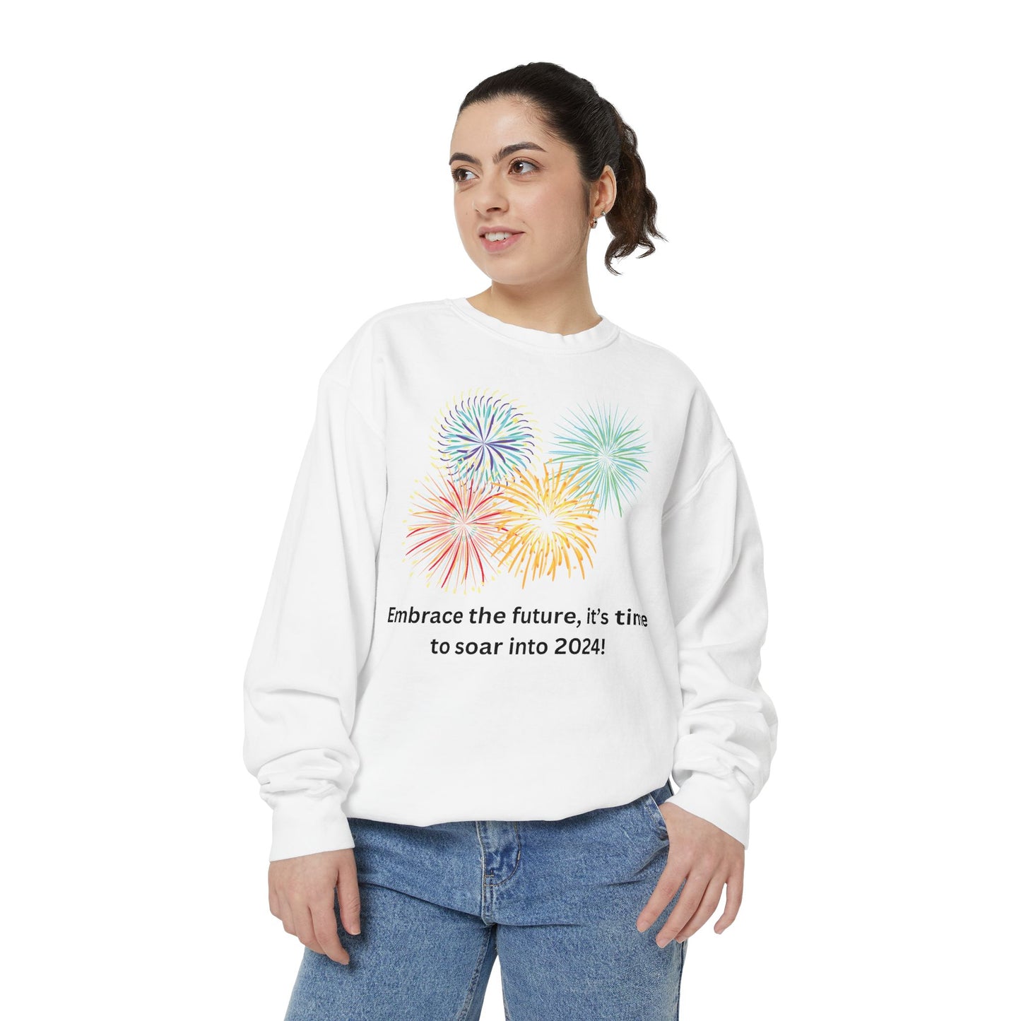 Happy New Year 2025! Unisex Garment-Dyed Sweatshirt