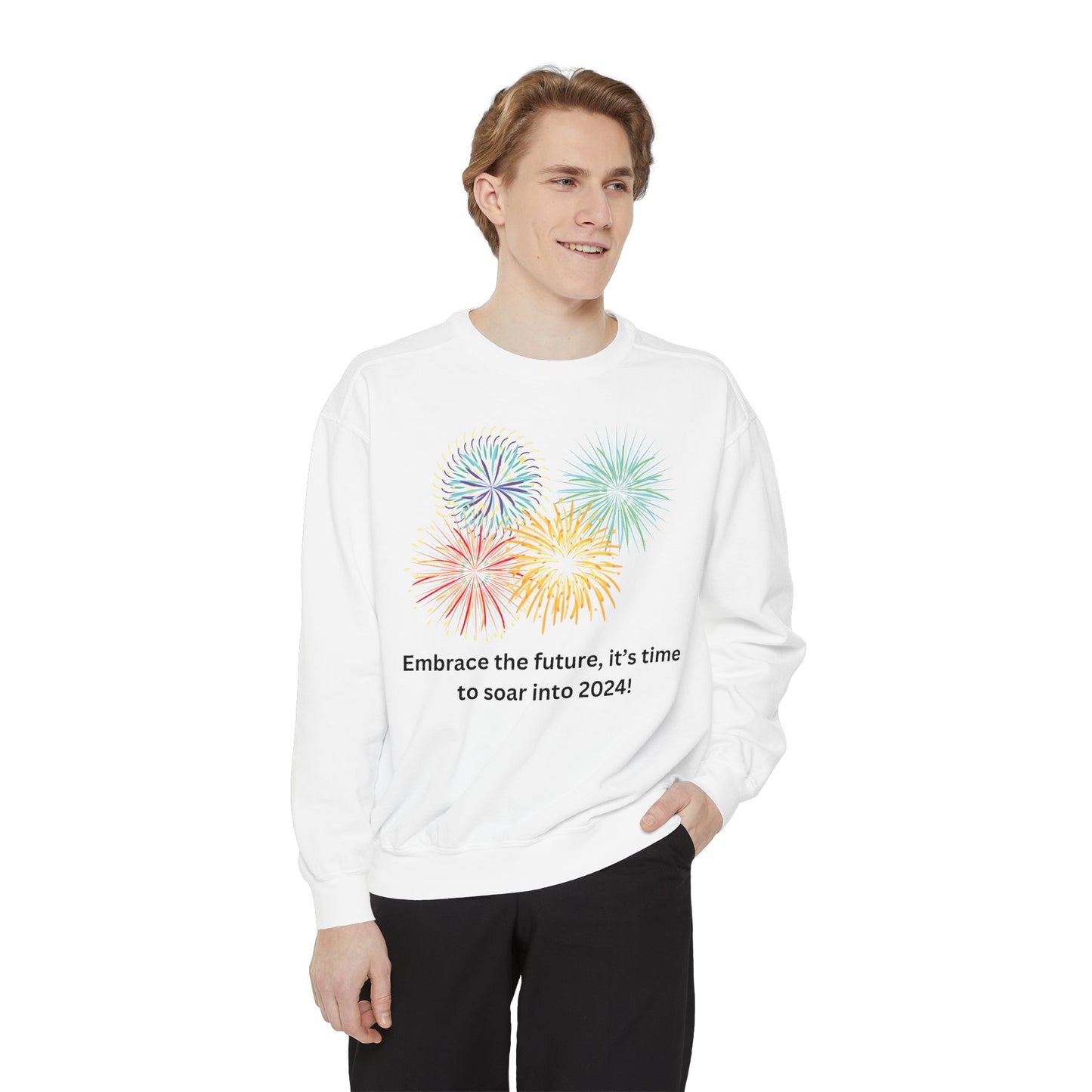 Happy New Year 2025! Unisex Garment-Dyed Sweatshirt