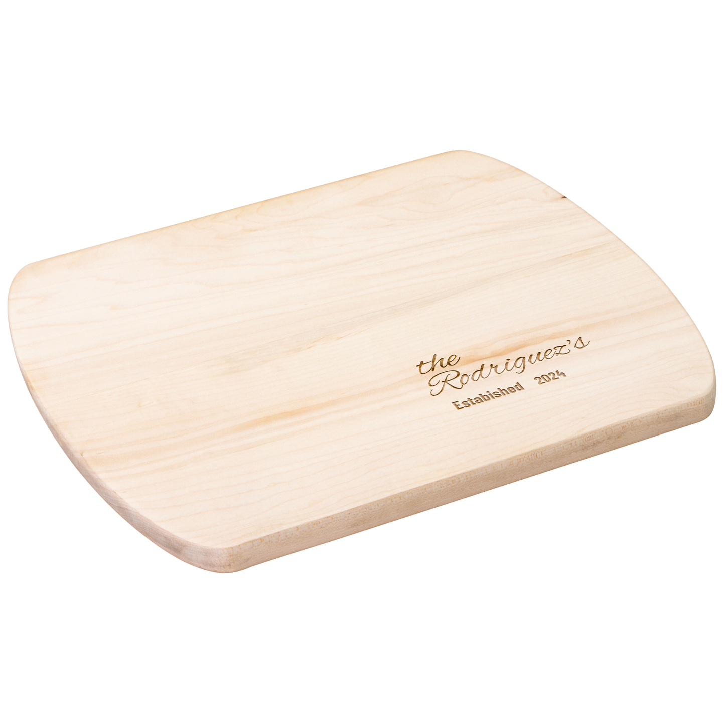 Personalized Family Name Wooden Cutting Board