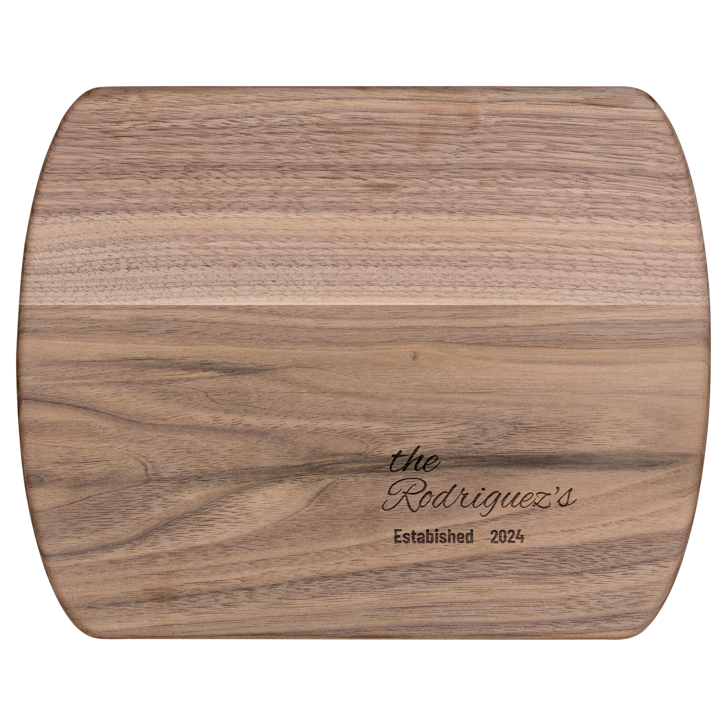 Personalized Family Name Wooden Cutting Board