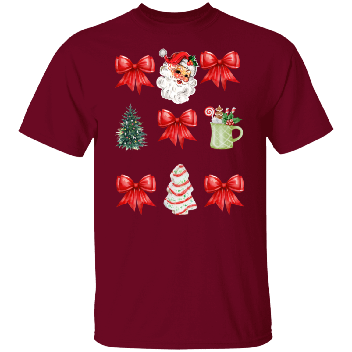 Christmas Coquette Bow T-shirt & Sweatshirt