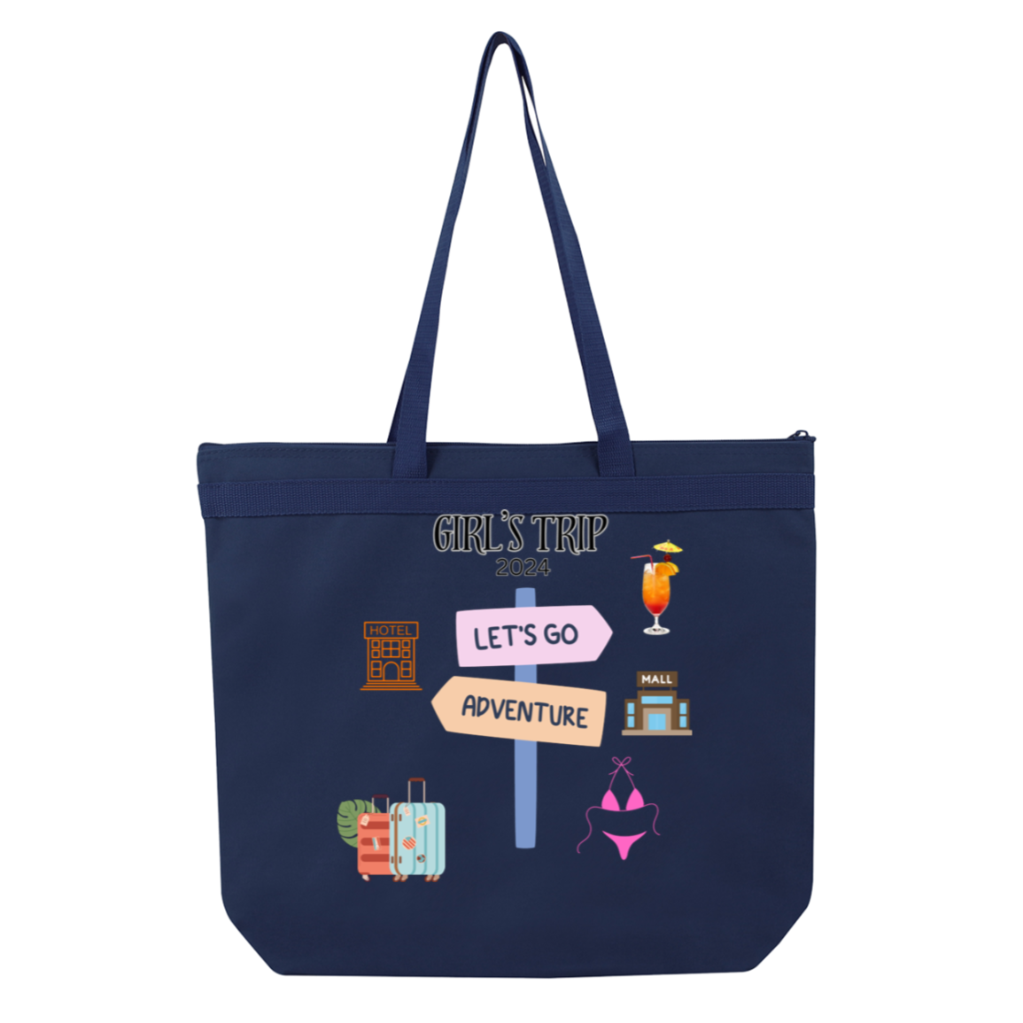 Girls Trip - Large Tote Bag