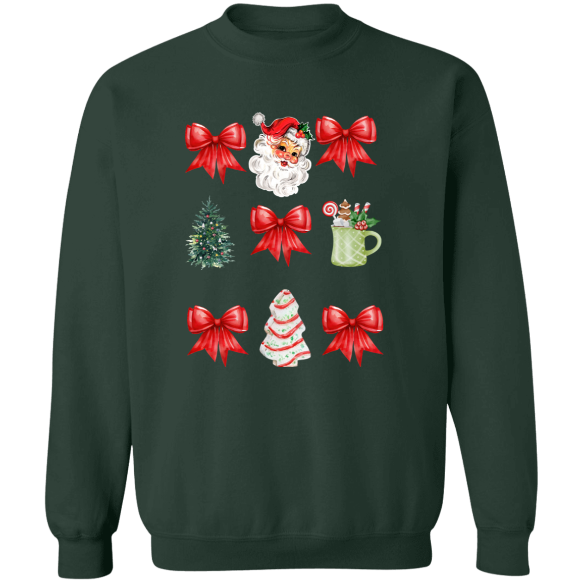 Christmas Coquette Bow T-shirt & Sweatshirt