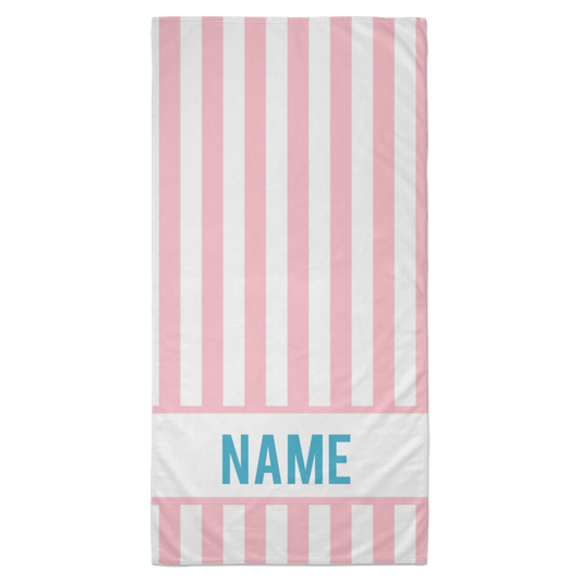 Personalized Striped Towels