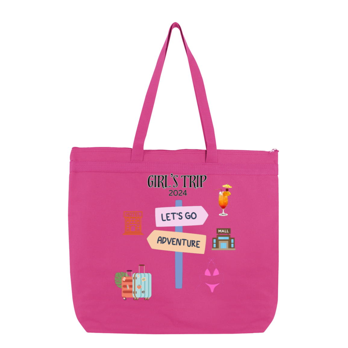 Girls Trip - Large Tote Bag