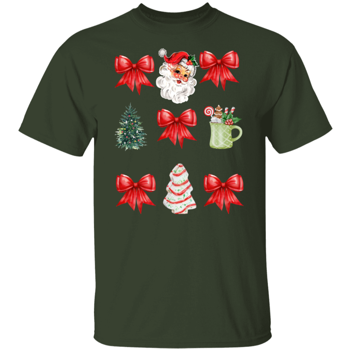 Christmas Coquette Bow T-shirt & Sweatshirt