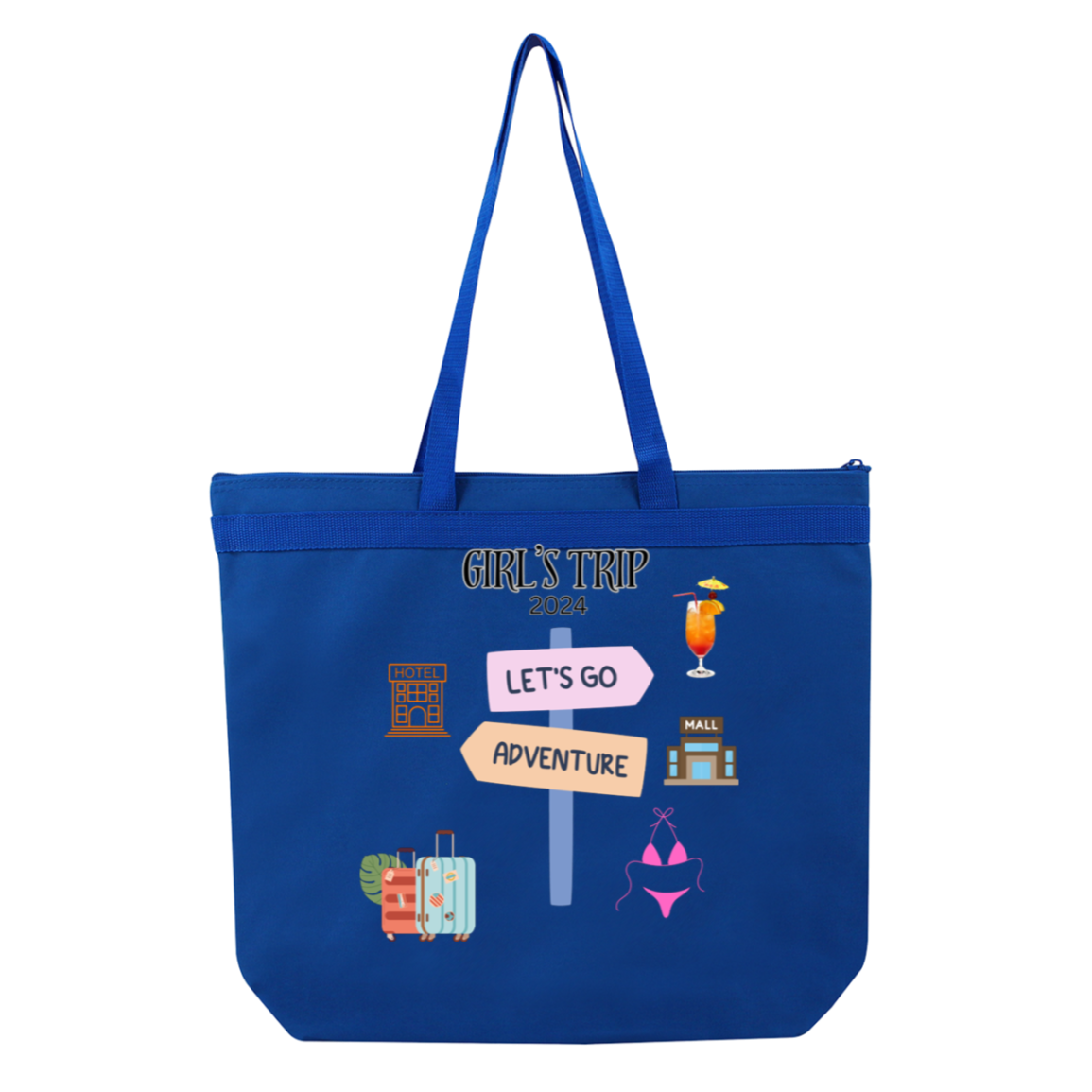 Girls Trip - Large Tote Bag