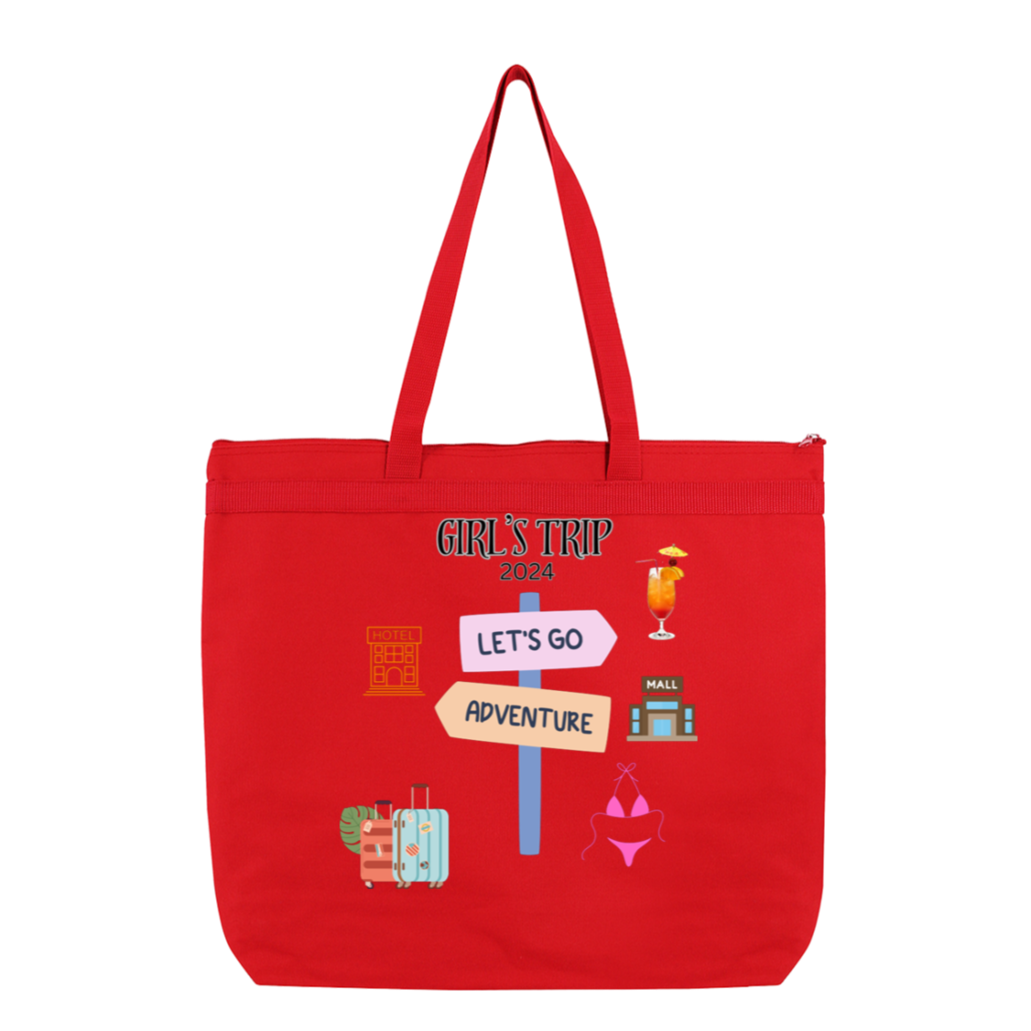 Girls Trip - Large Tote Bag