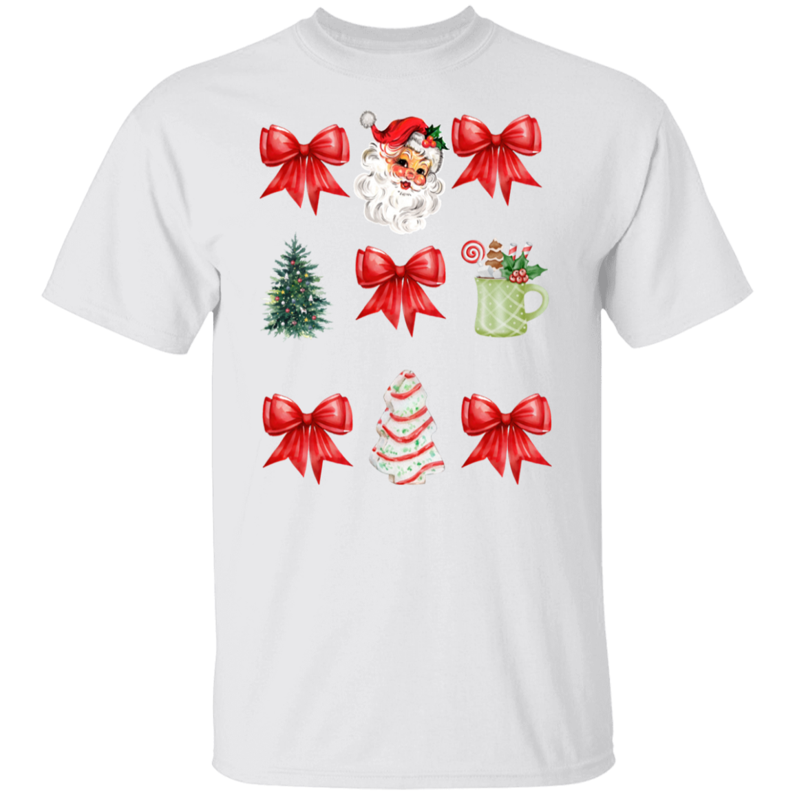 Christmas Coquette Bow T-shirt & Sweatshirt